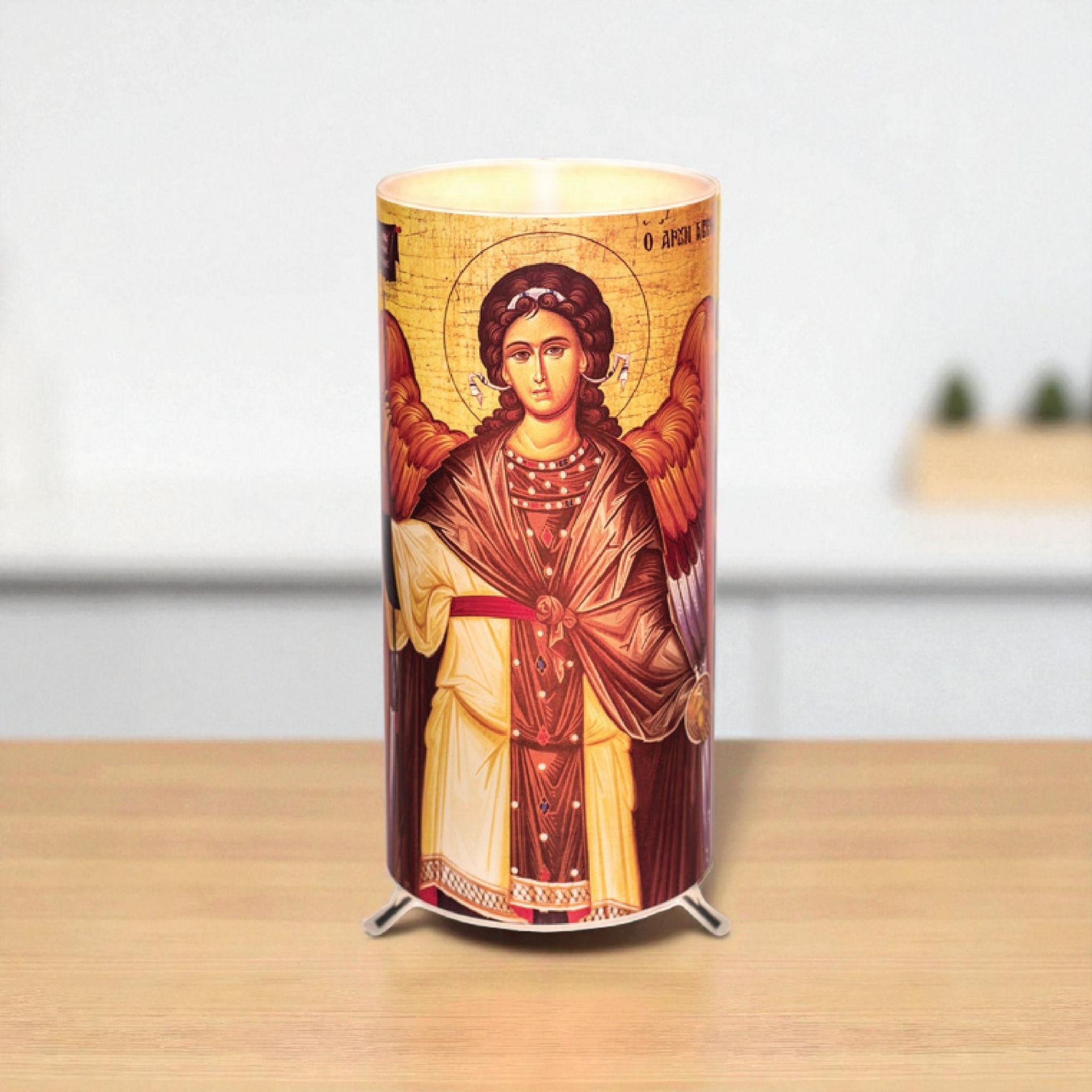Archangel Gabriel Icon Candle Lantern