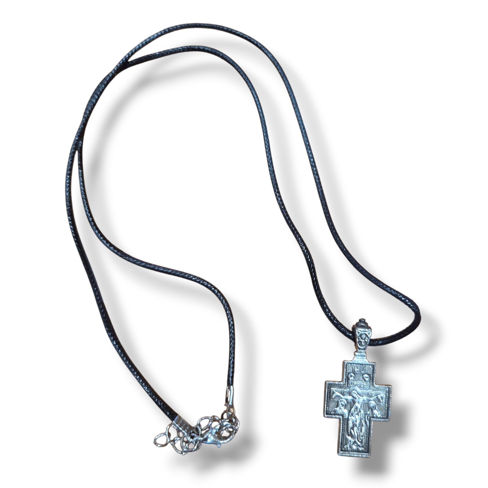 Silver Metal Cross Necklace (Style 1)