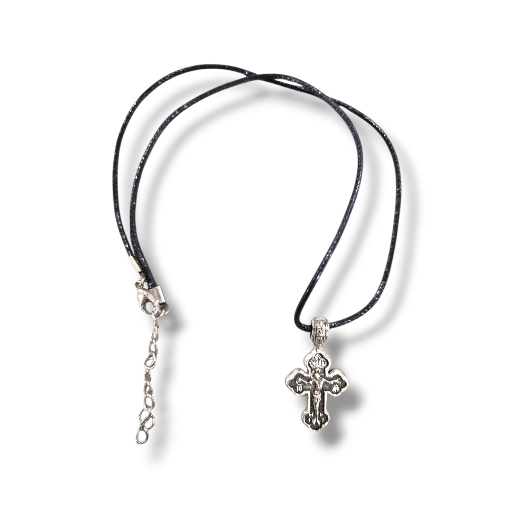 Silver Metal Cross Necklace (Style 2)
