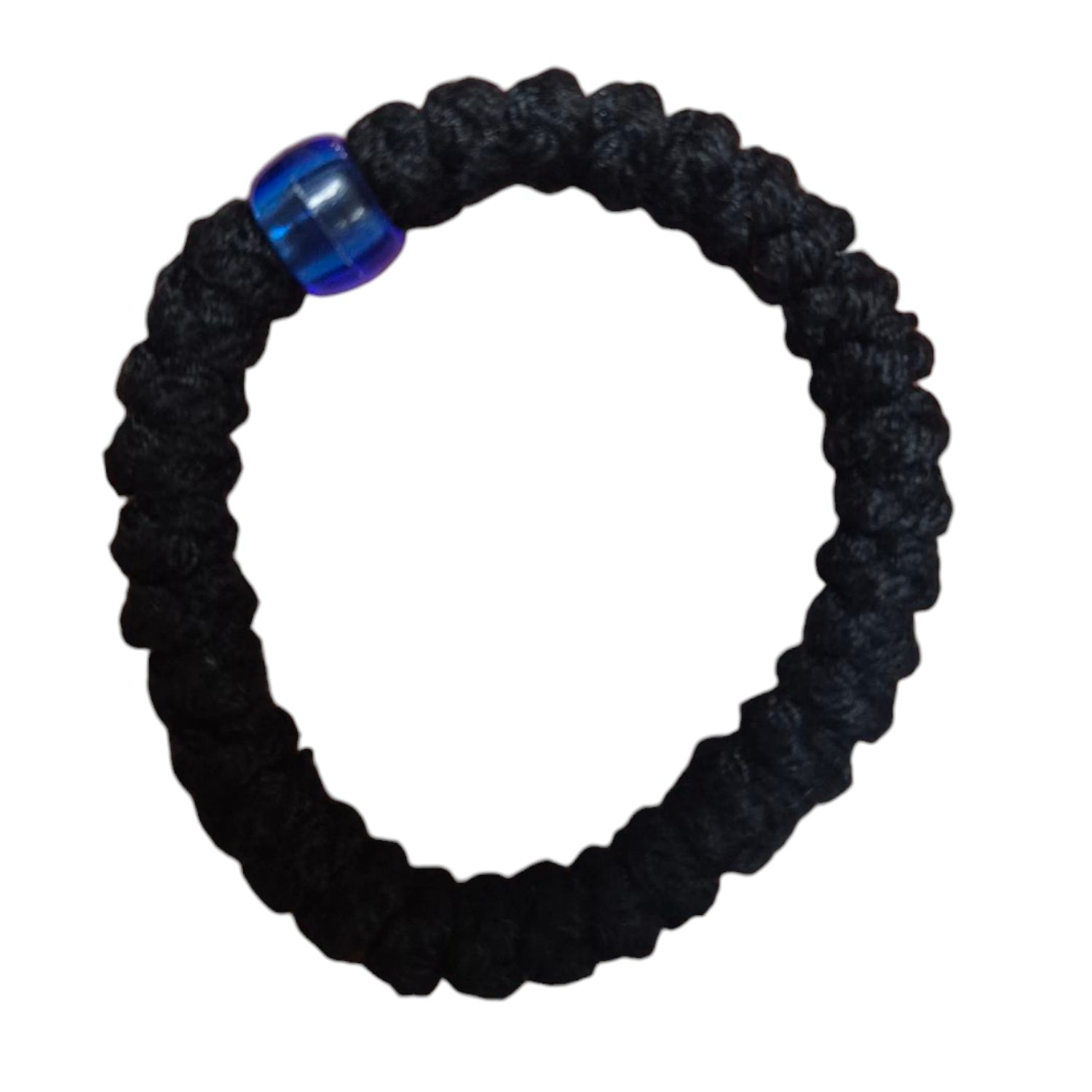 33 Knot Thick Black Rope + Bead Bracelets