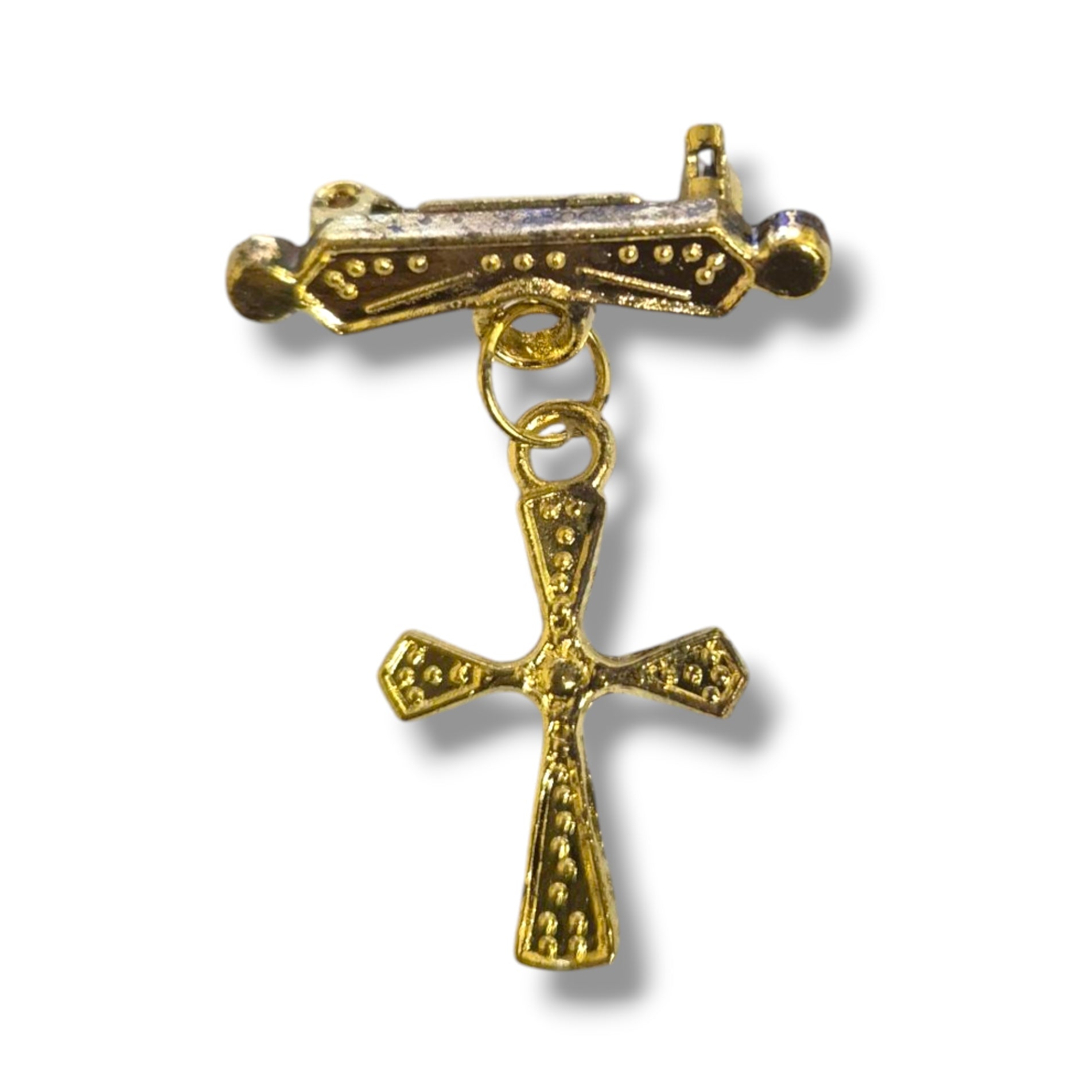 Gold Cross Pin