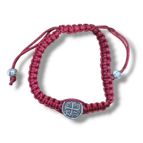 1 Medallion Prayer Rope Wrist Bracelet