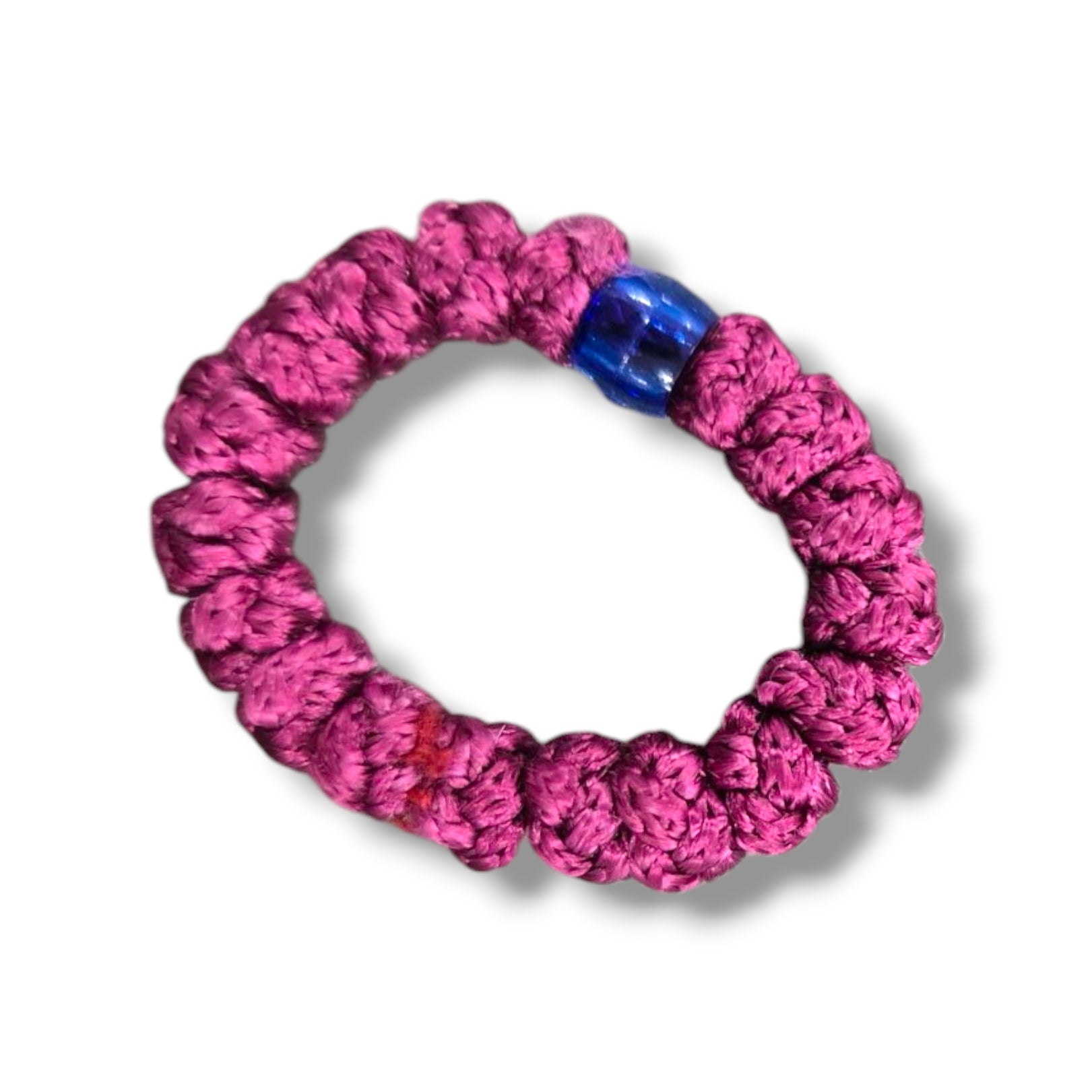Woollen Ring Black Prayer Rope