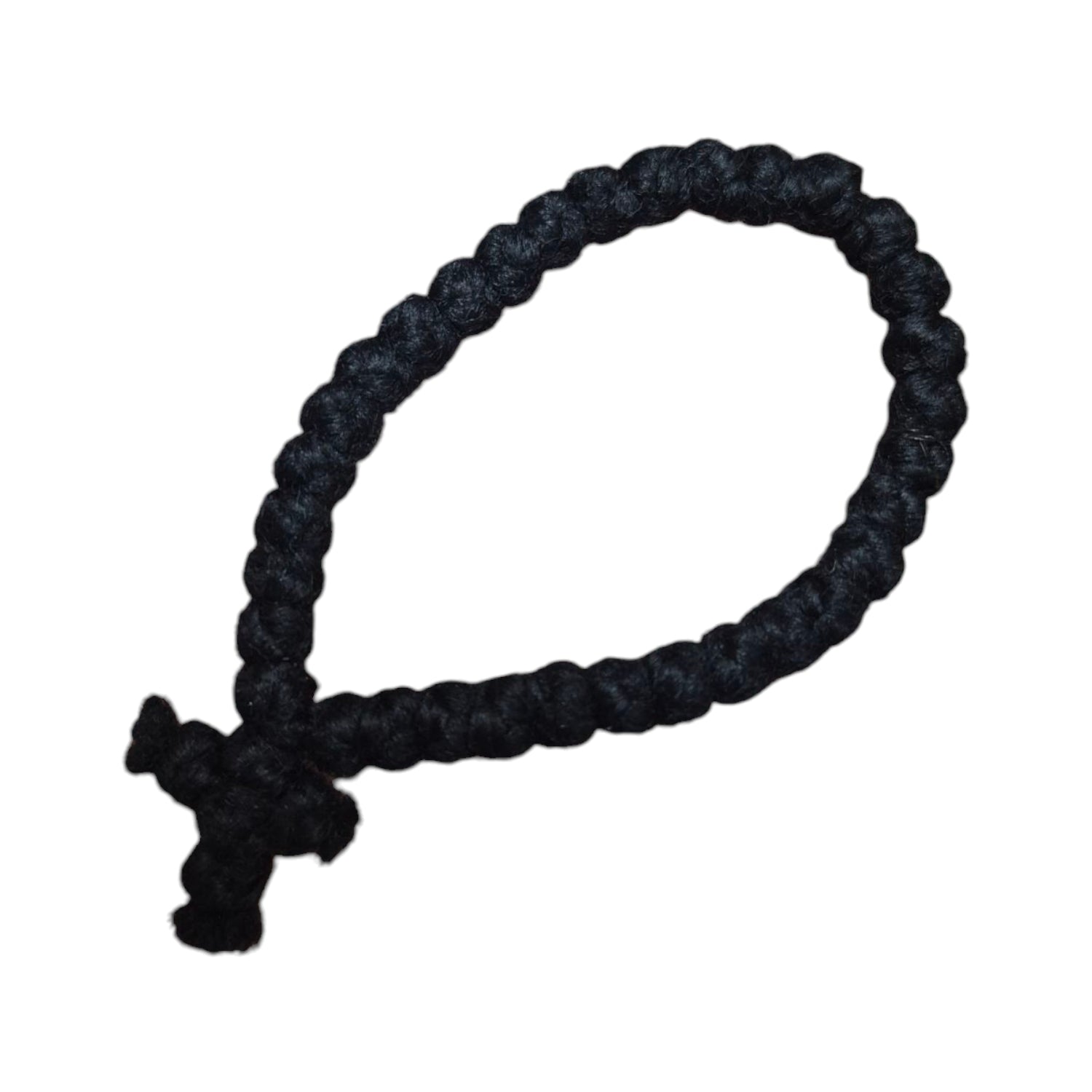 Thick 33 Knot Prayer Rope Cross Bracelets