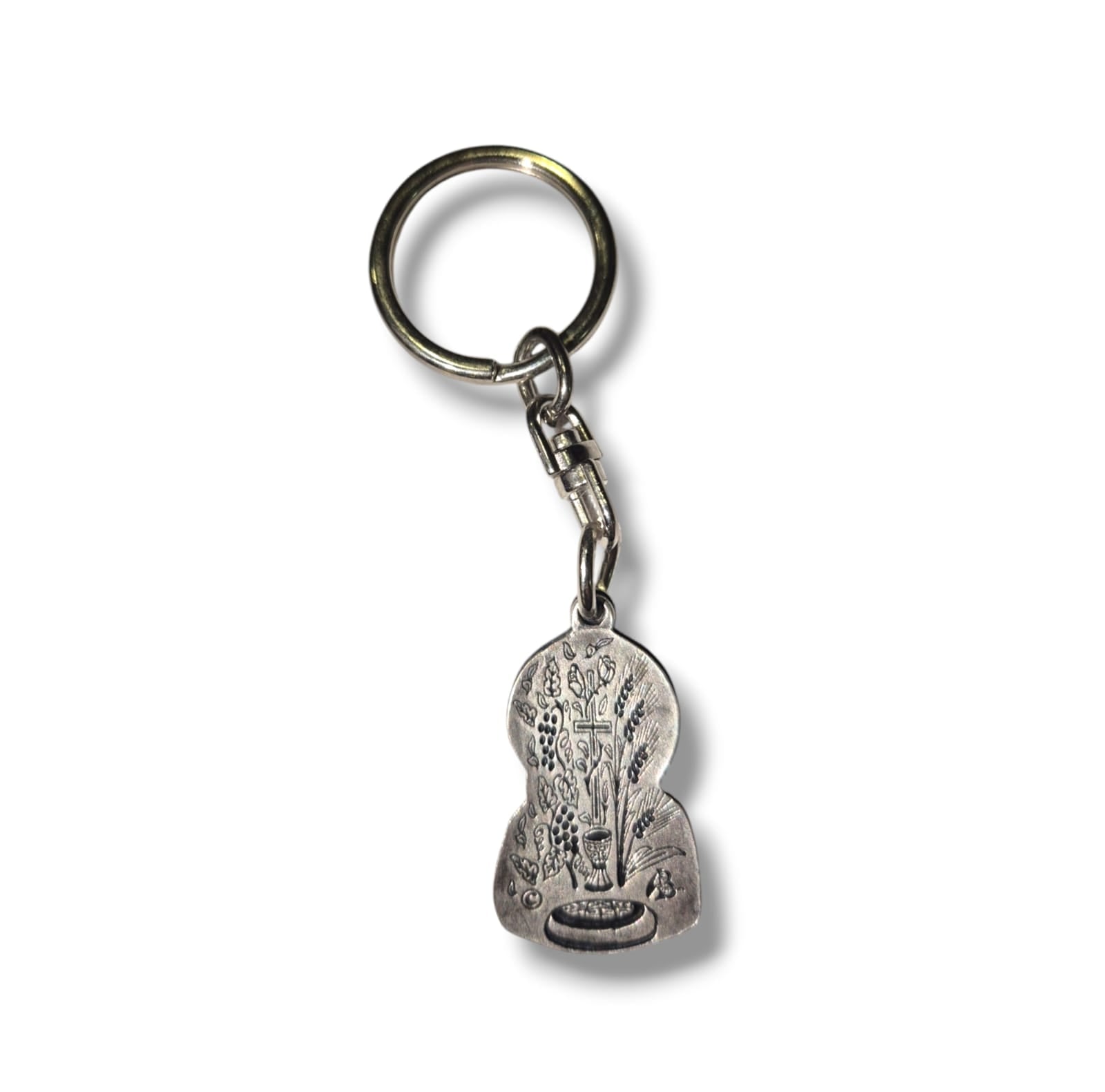Theotokos & Christ Metal Keyring