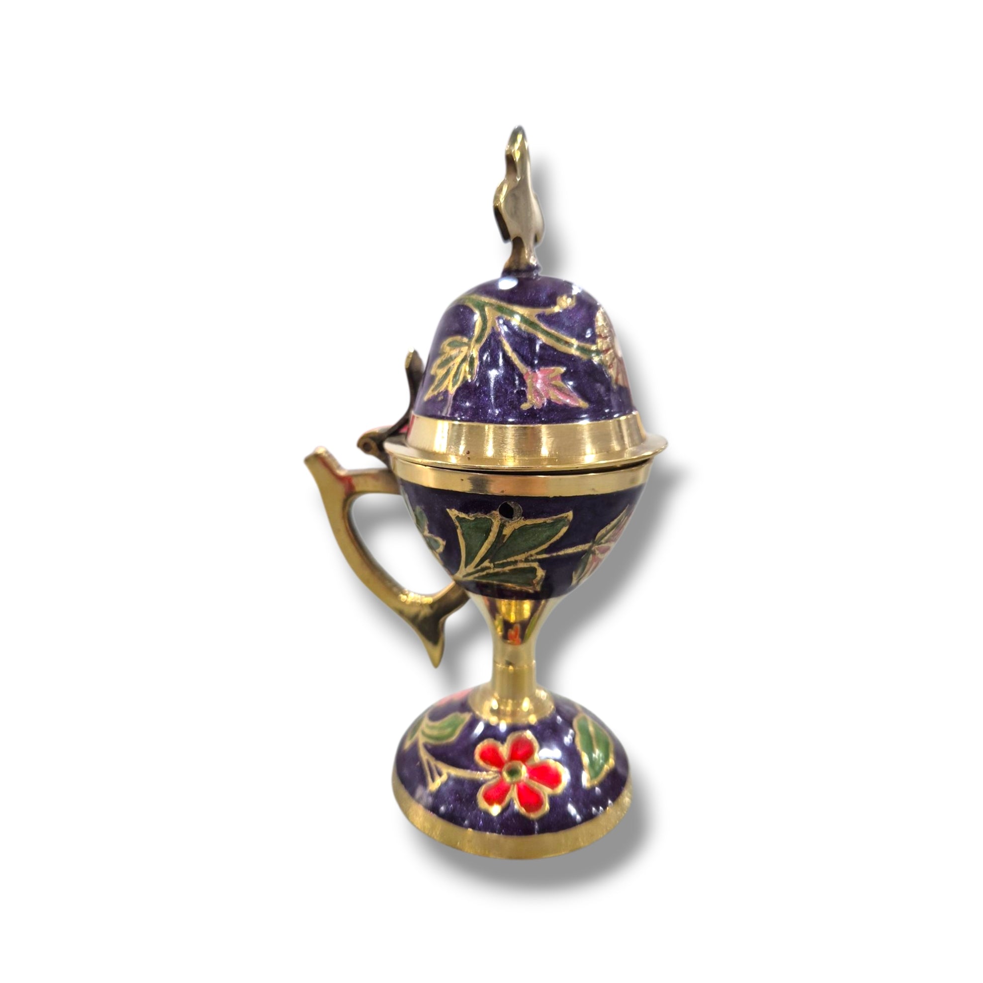 Blue Pattern Medium Incense Burner