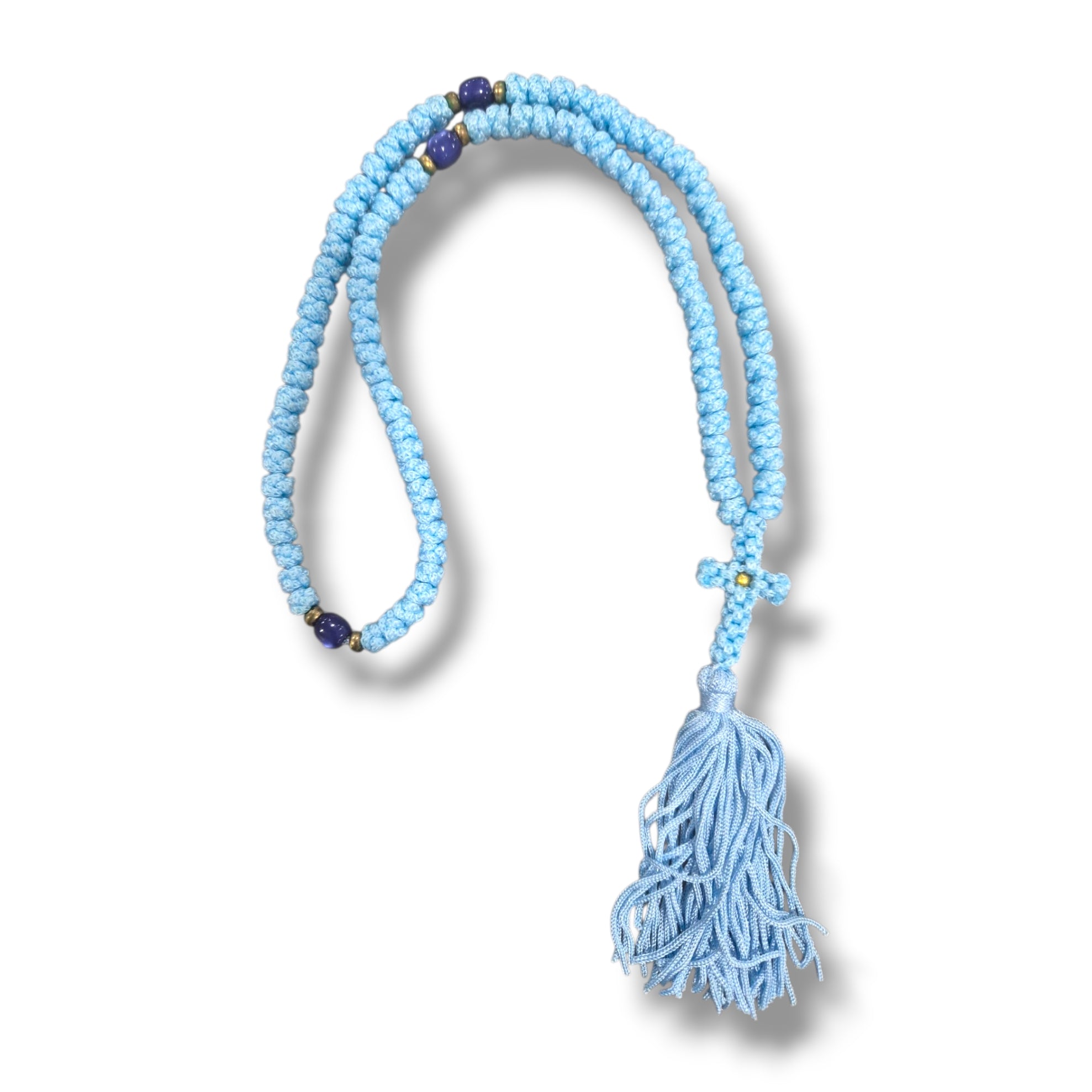 100 Knot Bead Tassel Prayer Rope