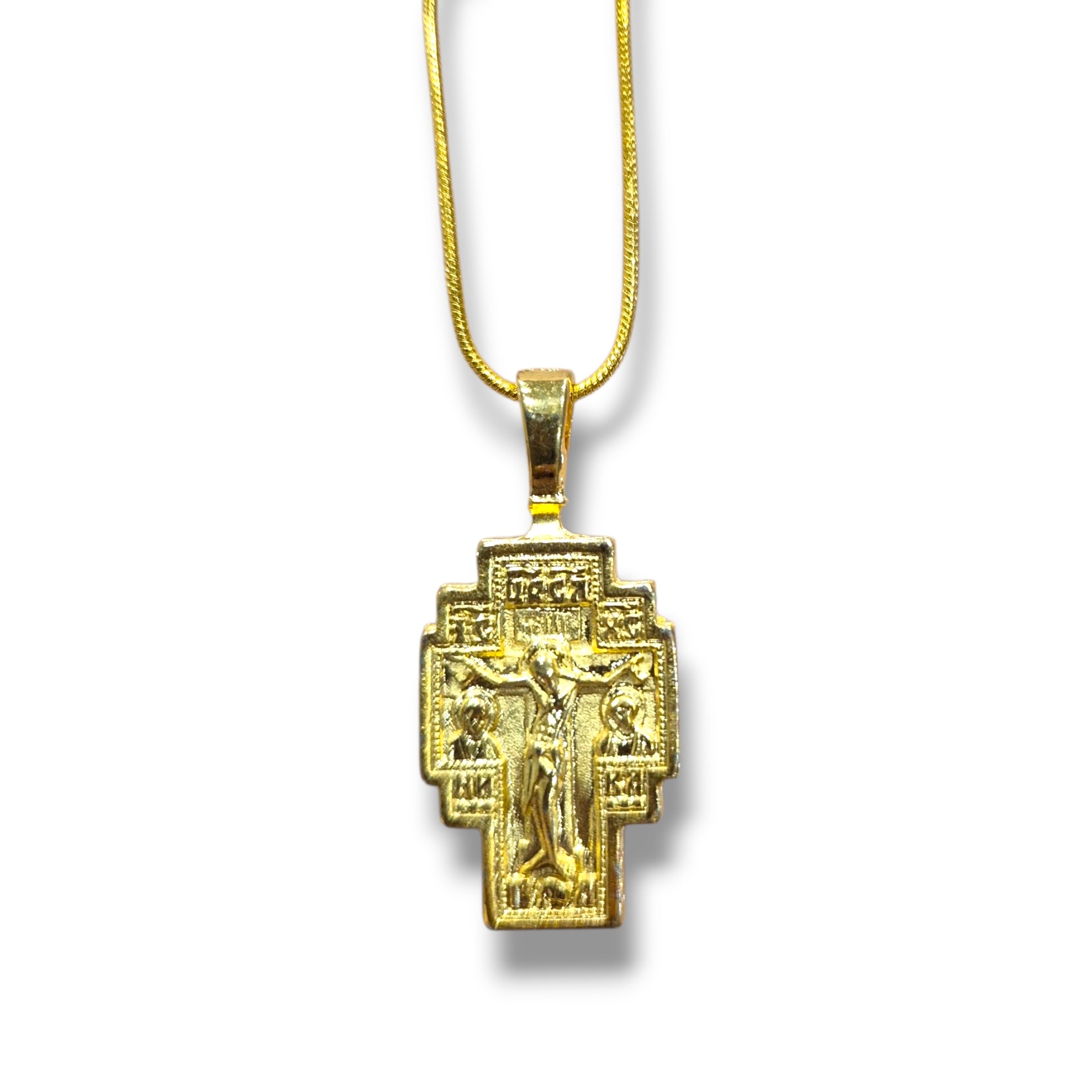 Gold Crucifix Necklace