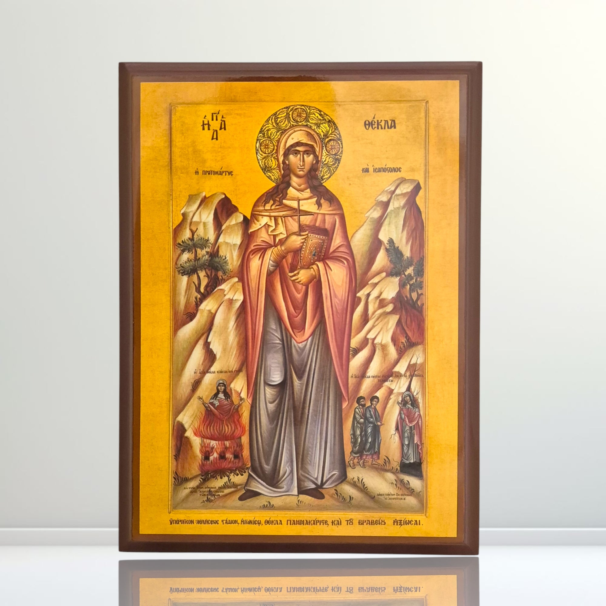 St Thekla A5 (Handmade Holy Icons)