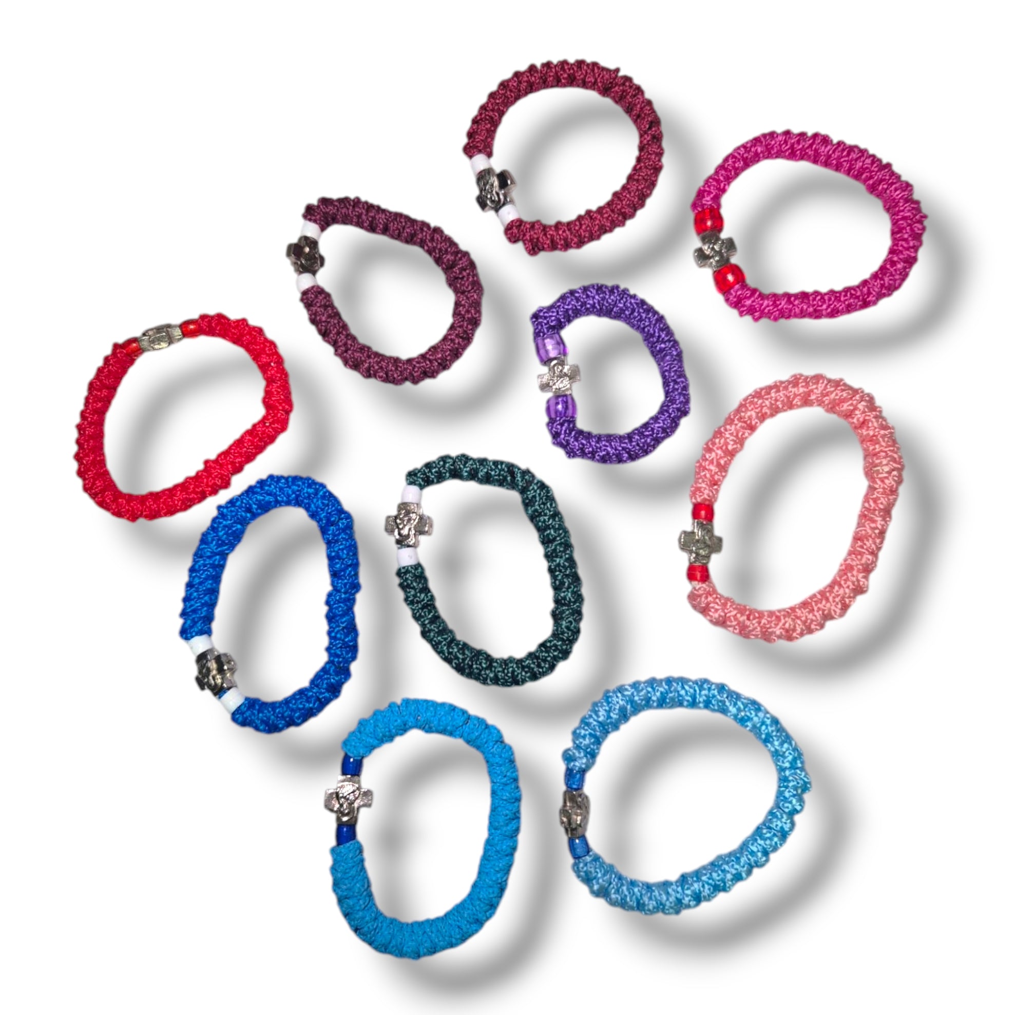Thick Assorted 33 Knot Colourful Prayer Ropes